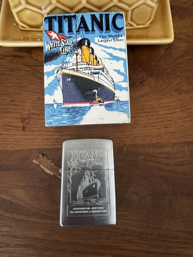 2000 titanic zippo lighter - titanic,