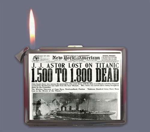 Titanic newspaper front page - titanic,