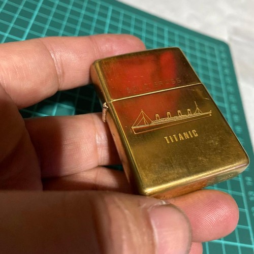 Zippo titanic solid - titanic, oil