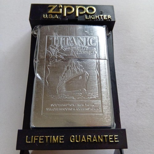 Titanic zippo lighter - zippo,