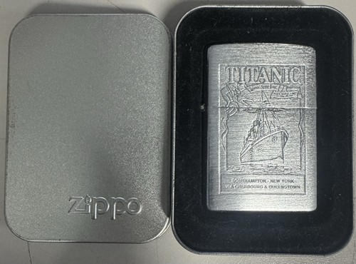 Zippo 2000 titanic white - zippo,
