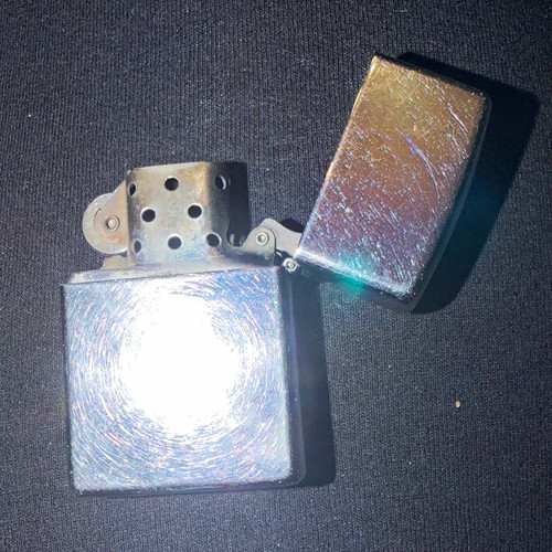 Zippo metal pocket lighter - metal,