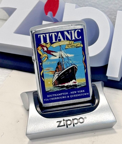 Genuine zippo stunning titanic - zippo,