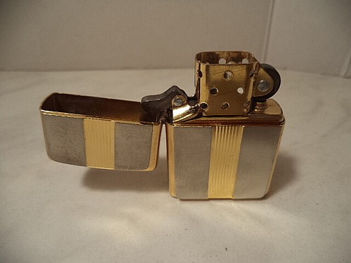 Zippo lighter gold - gold, silver