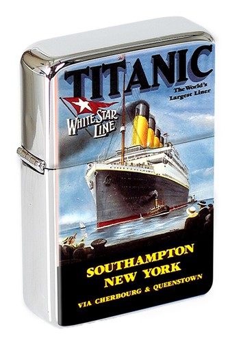 Rms titanic flip top lighter - rms,